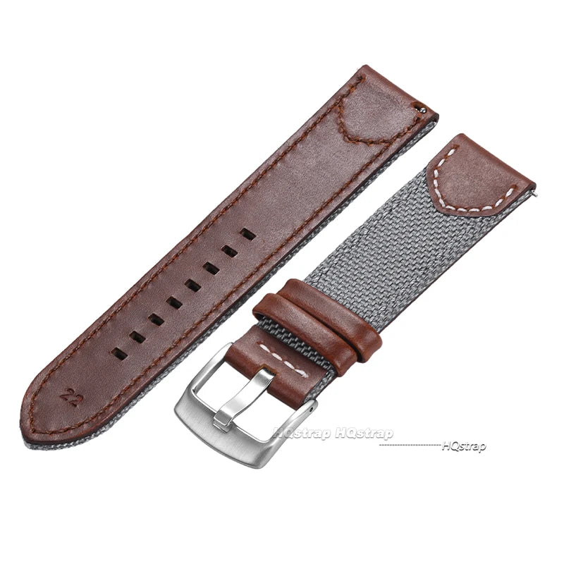 CowLost | product_id-hqstrap-quick-release-waterproof-nylon-leather-watch-strap-20mm-22mm-for-huawei-unisex-sport-wristband |17