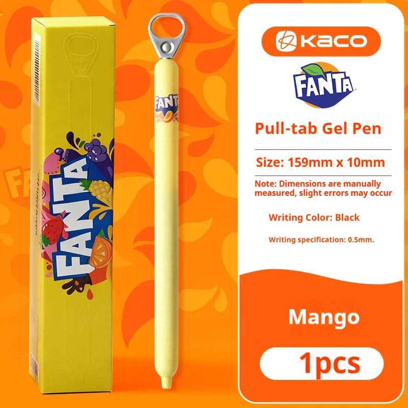 CowLost | product_id-kaco-coca-cola-fanta-0-5mm-black-ink-gel-pen-push-button-office-school-use |38
