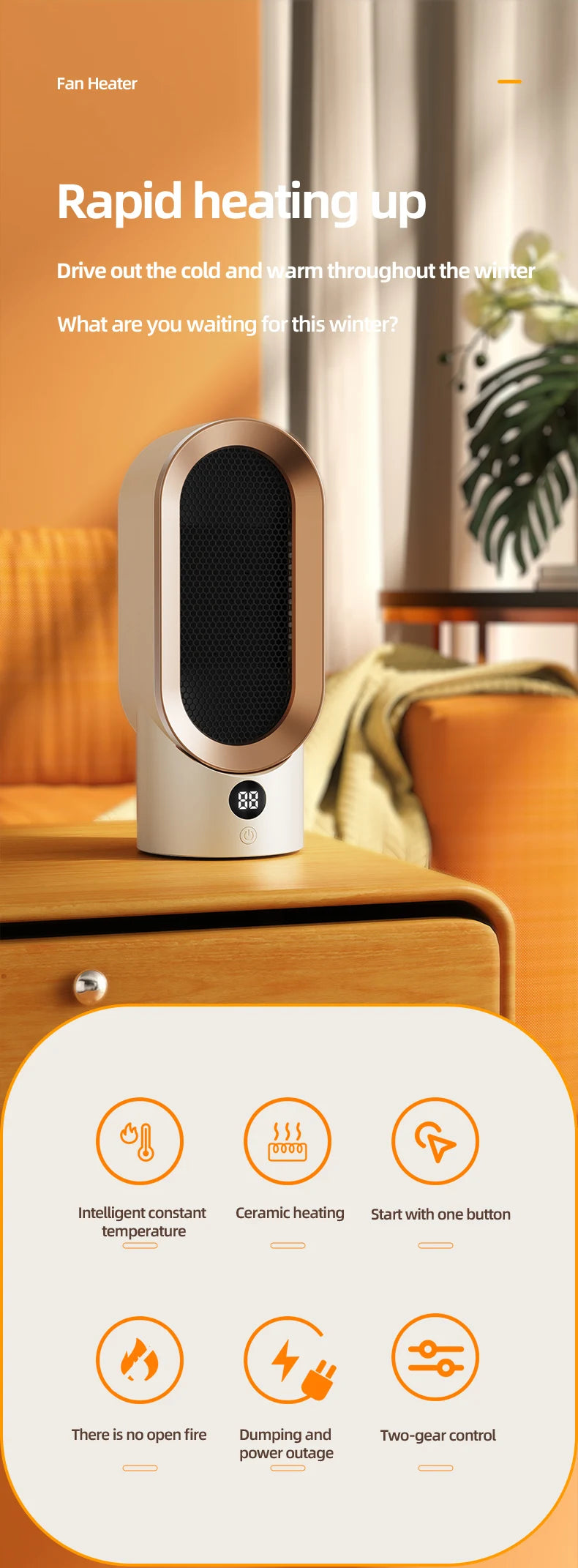 CowLost | product_id-portable-electric-ptc-ceramic-fan-heater-mini-radiator-for-home-office-bedroom |7