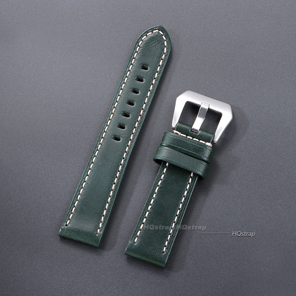 CowLost | product_id-handmade-crazy-horse-leather-watch-strap-20-26mm-for-panerai-vintage-black-blue-brown |9