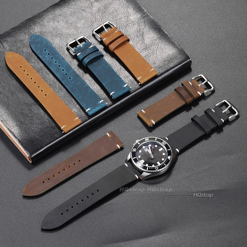 CowLost | watch-bands-product_id-calfskin-leather-watch-band-18-24mm-with-solid-butterfly-buckle-cowhide-strap |4