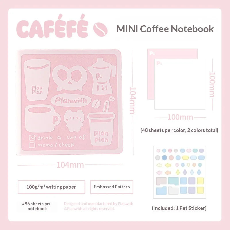 CowLost | product_id-planwith-coffee-theme-kawaii-mini-memo-pad-thick-blank-pages-for-journaling-sketching-to-do-lists |30