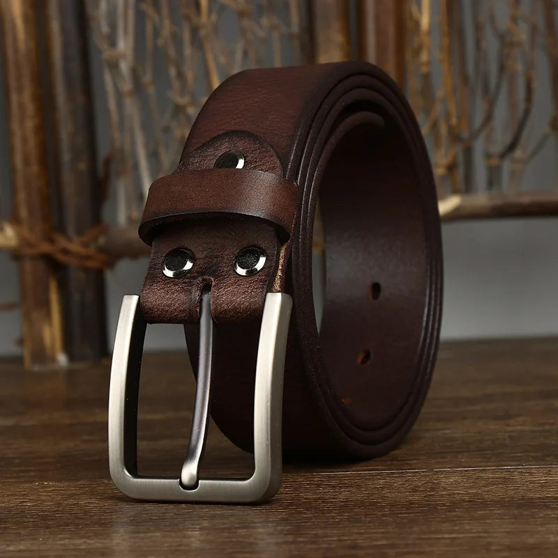 CowLost | 3-8cm-genuine-leather-for-mens-high-quality-buckle-jeans-cowskin-casual-belts |12