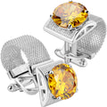 CowLost | clothing-accessories-hawson-mens-silver-birthstone-crystal-cufflinks-luxury |47