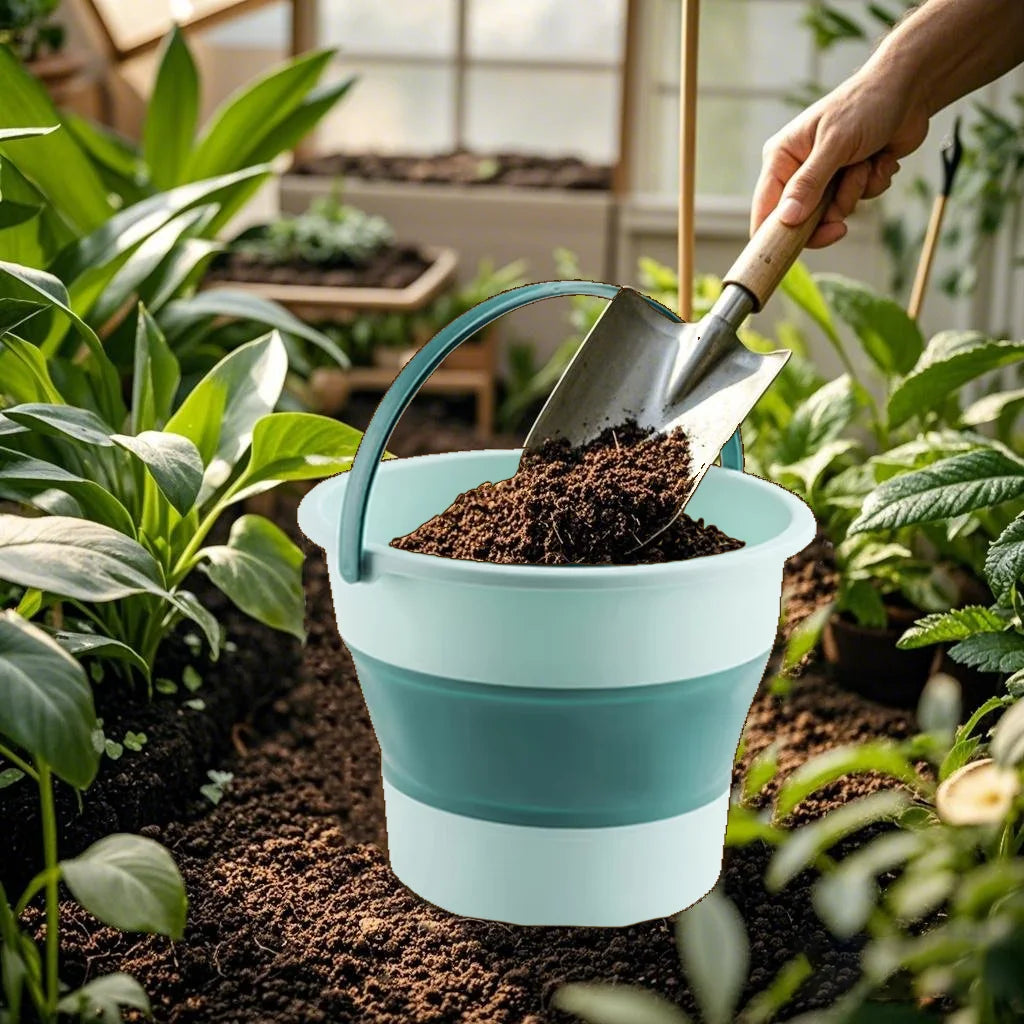 CowLost | portable-camping-toilets-product_id-17l-large-portable-folding-silicone-bucket-for-car-washing-fishing-camping-household-use |2