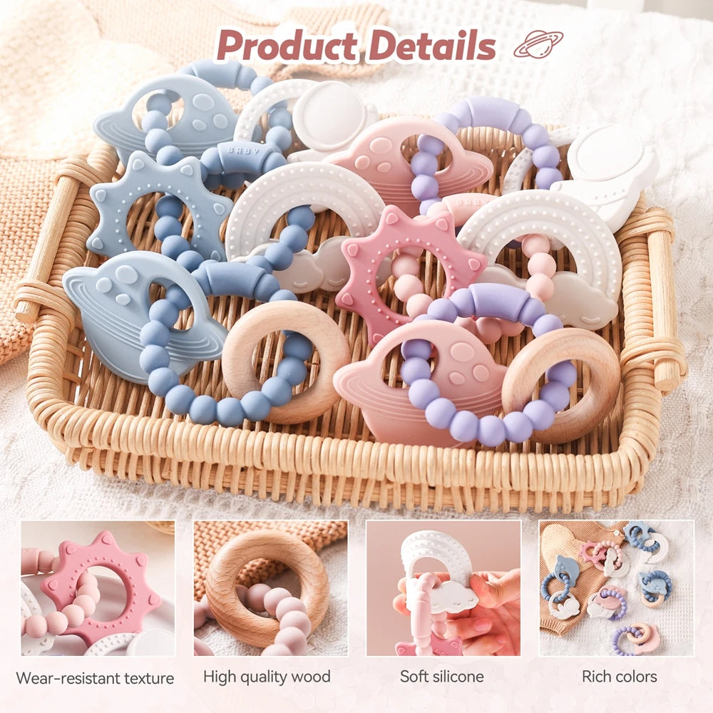 CowLost | baby-transport-accessories-silicone-baby-teether-1pc-food-grade-0-12-months-toy |21
