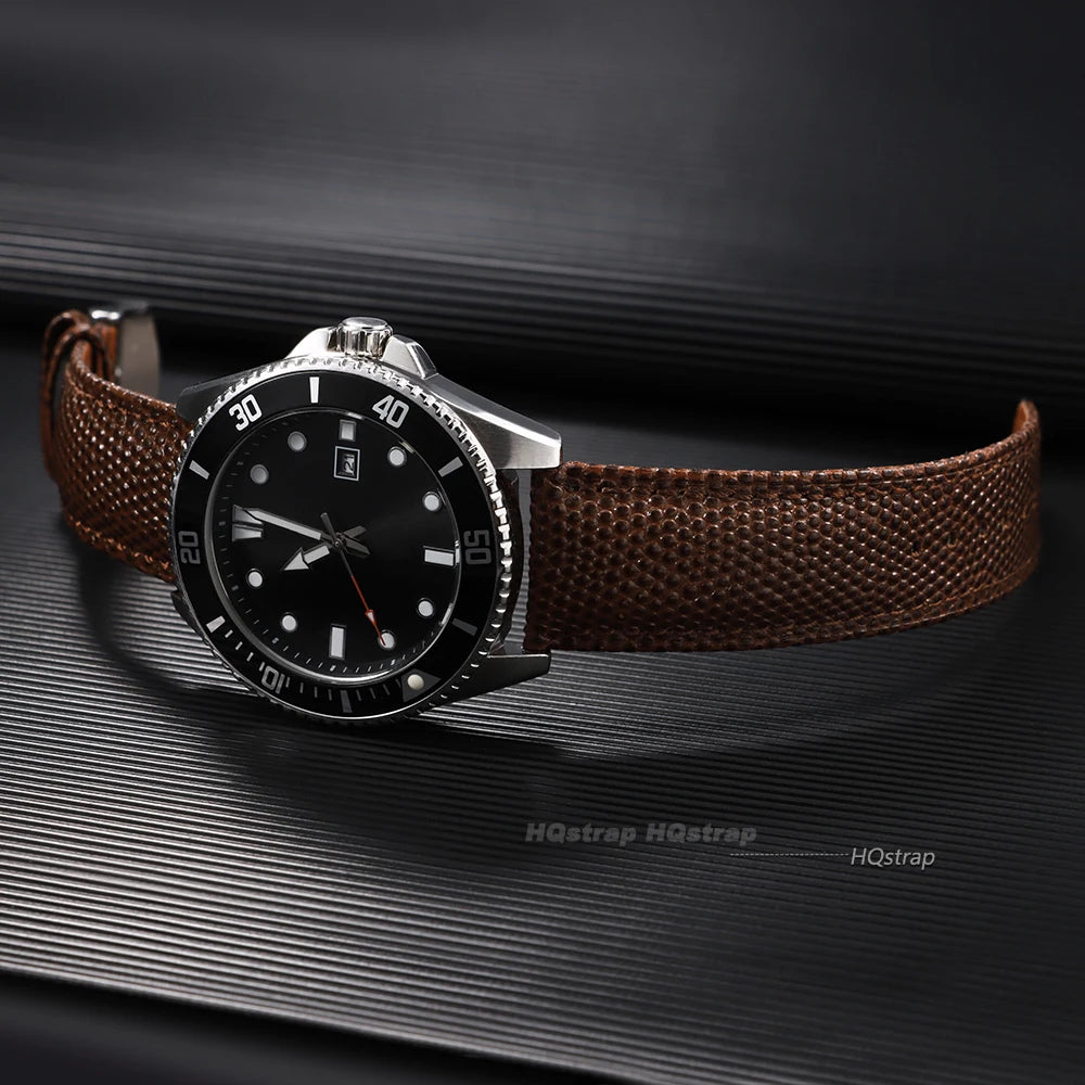 CowLost | product_id-hqstrap-leather-lizard-texture-watchband-14-22mm-unisex-pin-buckle-for-seiko |9