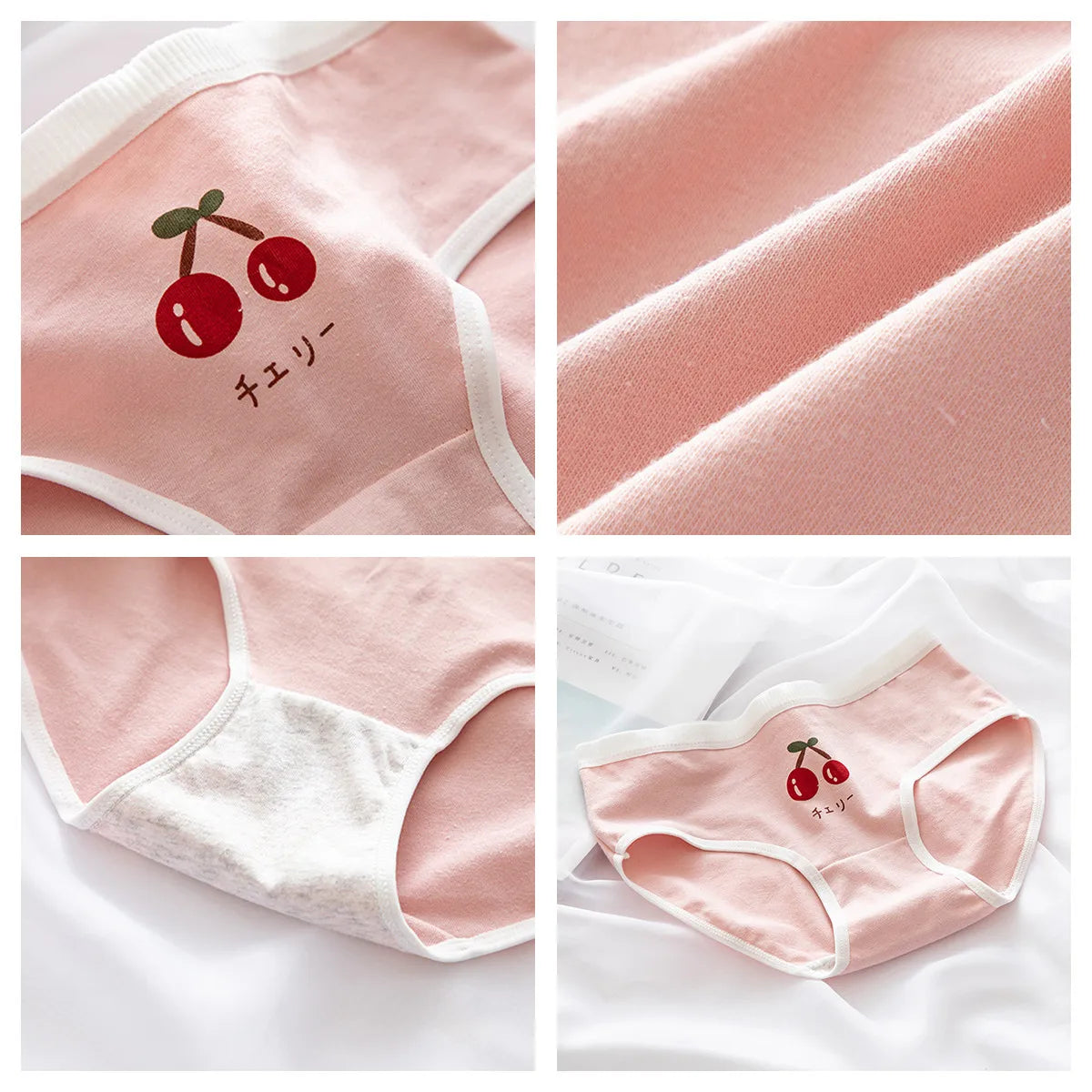 CowLost | product_id-ollymurscn-women-low-waist-cotton-briefs-cherry-print-m-xl |6
