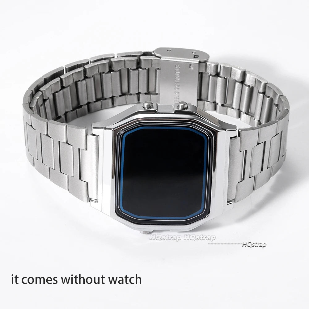 CowLost | bracelets-product_id-18mm-stainless-steel-metal-watch-bracelet-replacement-for-casio-f105-f-91w-a158w-f108-a168-ae1300-ae1200 |14