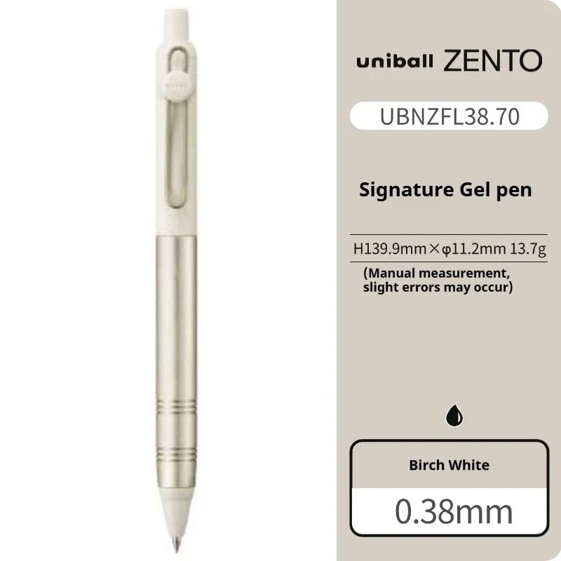 CowLost | product_id-uni-zento-flow-metal-grip-gel-pen-0-38-0-5mm-black-ink-smooth-writing-for-business-journals |16