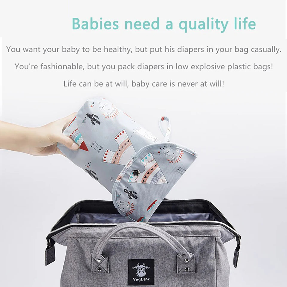CowLost | baby-diaper-bag-organizer-reusable-waterproof-wet-dry |8