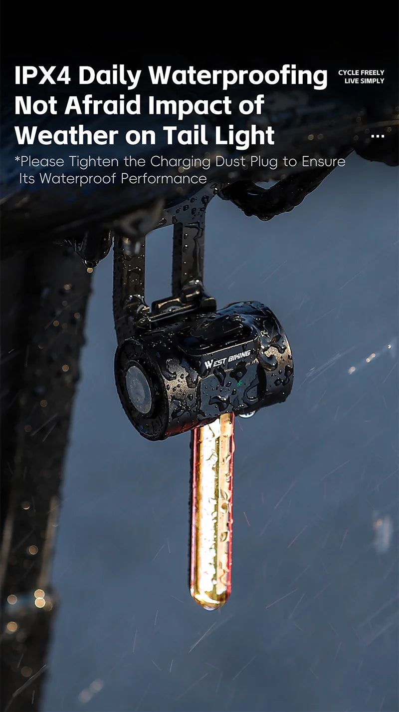 CowLost | west-biking-bicycle-taillight-power-display-intelligent-sensing-navigation-bike-rear-light-type-c-charging-led-mtb-bike-light |18