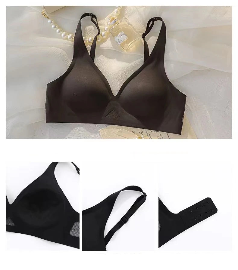 CowLost | product_id-seamless-wire-free-womens-soft-support-bra-breathable-thin-push-up-no-steel-ring |8