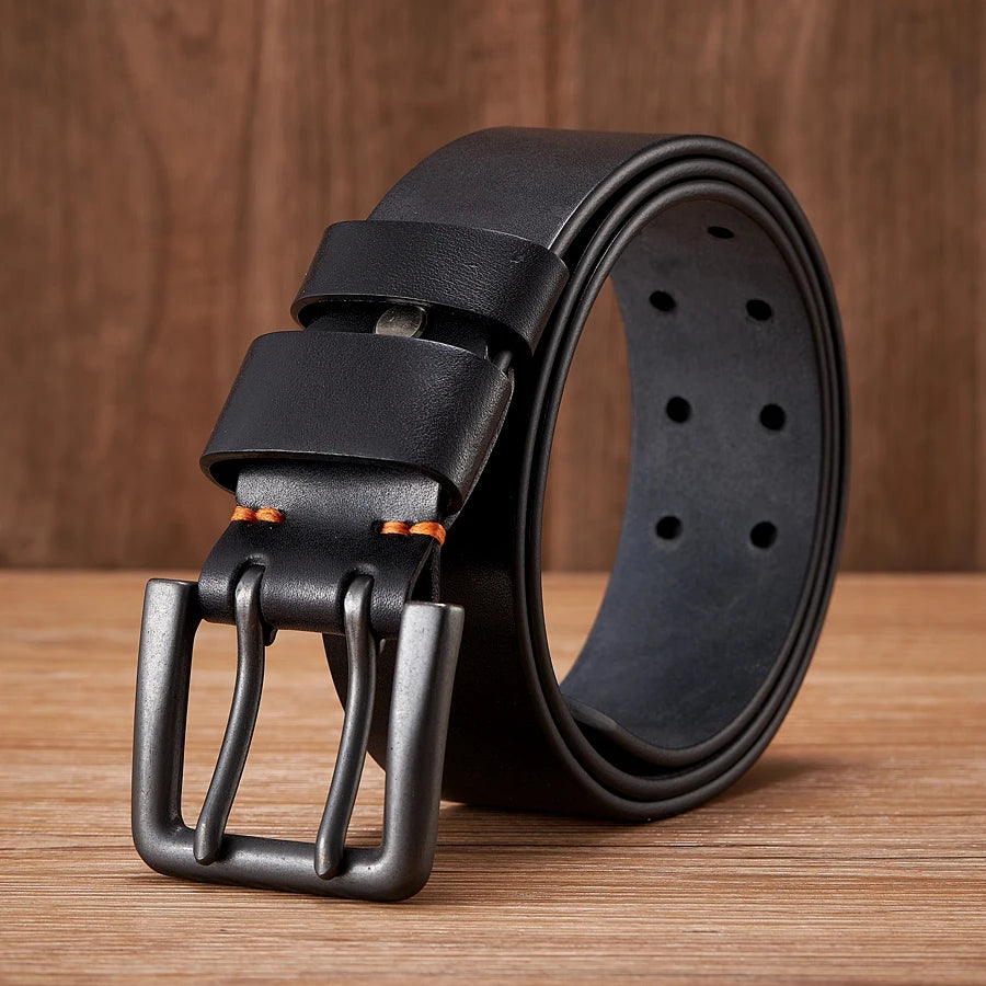CowLost | 4-3cm-thick-high-quality-cowskin-genuine-leather-belt-for-men |11