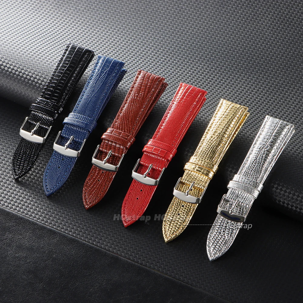 CowLost | product_id-waterproof-leather-watch-band-18mm-22mm-lizard-pattern-sport-strap-for-smartwatch-unisex |8