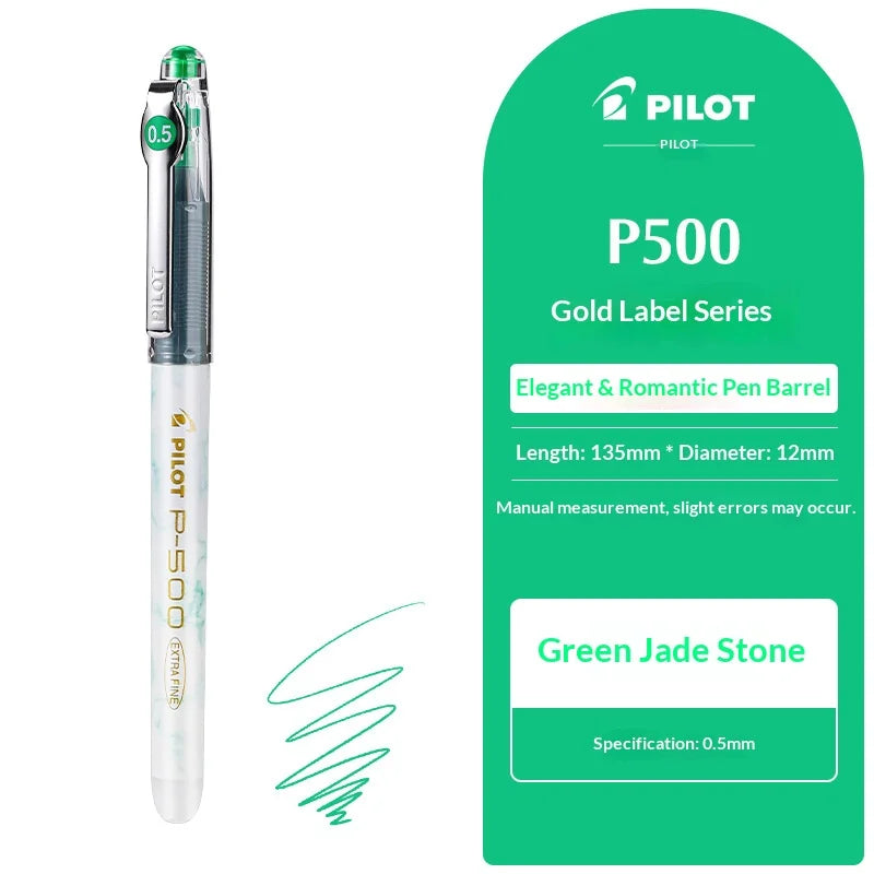 CowLost | product_id-pilot-p500-gold-series-0-5mm-gel-pen-6-colors-anti-smudge-marble-design-ideal-for-students-exams |48