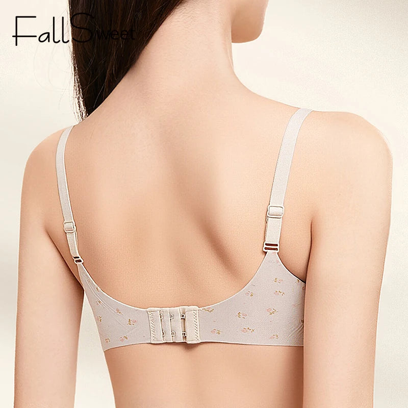 CowLost | product_id-fallsweet-wireless-push-up-floral-lace-bra-for-women |3