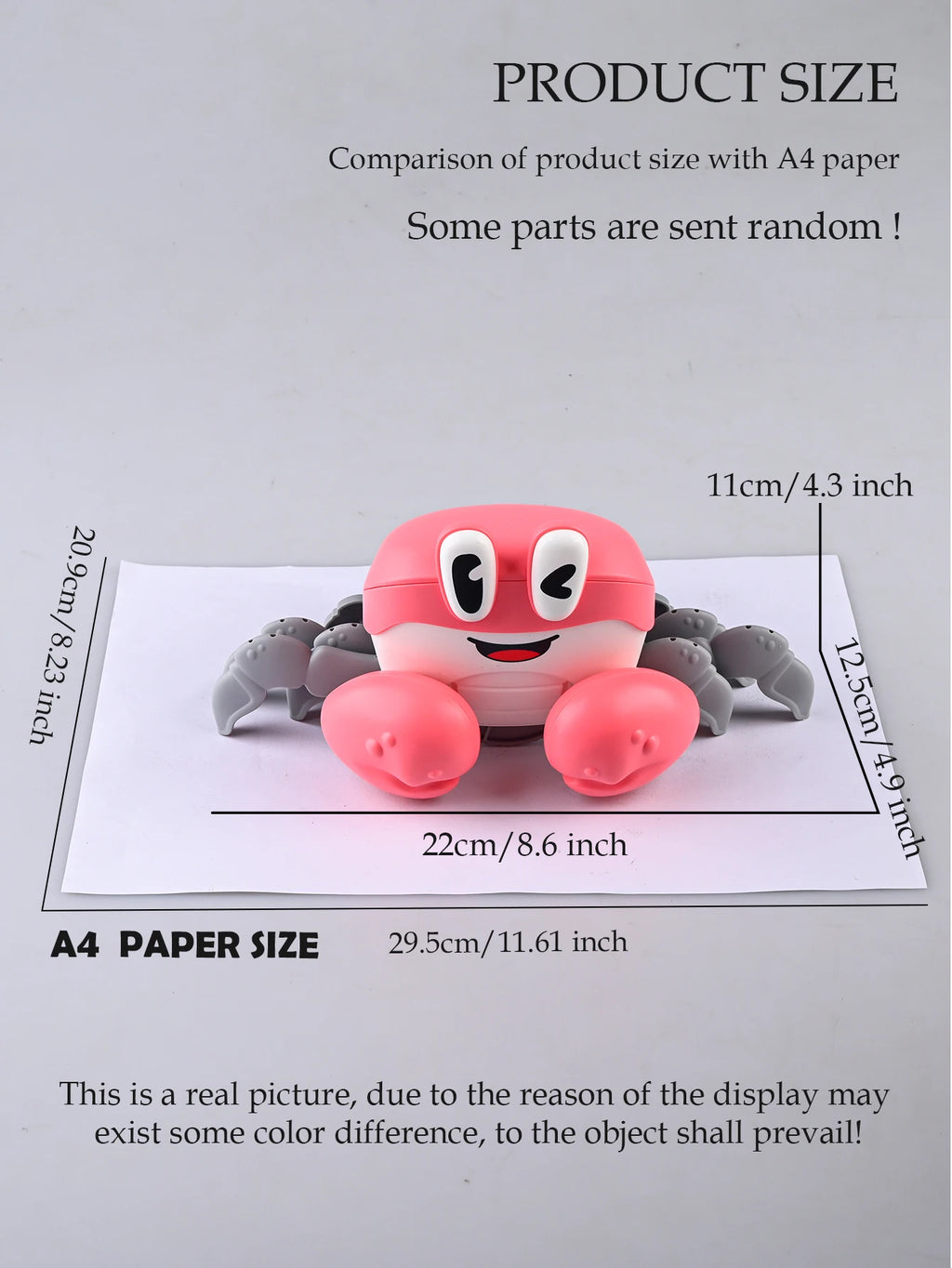 CowLost | product_id-electric-musical-dancing-cartoon-crab-toy-for-kids-interactive-gift |13