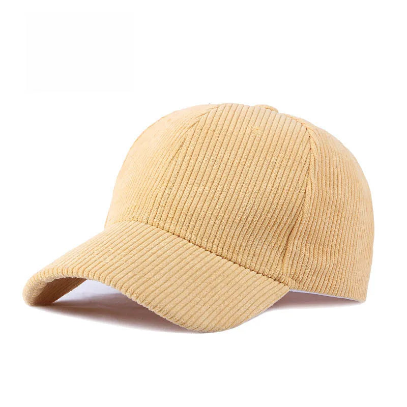 CowLost | corduroy-baseball-cap-for-women-men-new-cotton-solid-color-sunhat |32