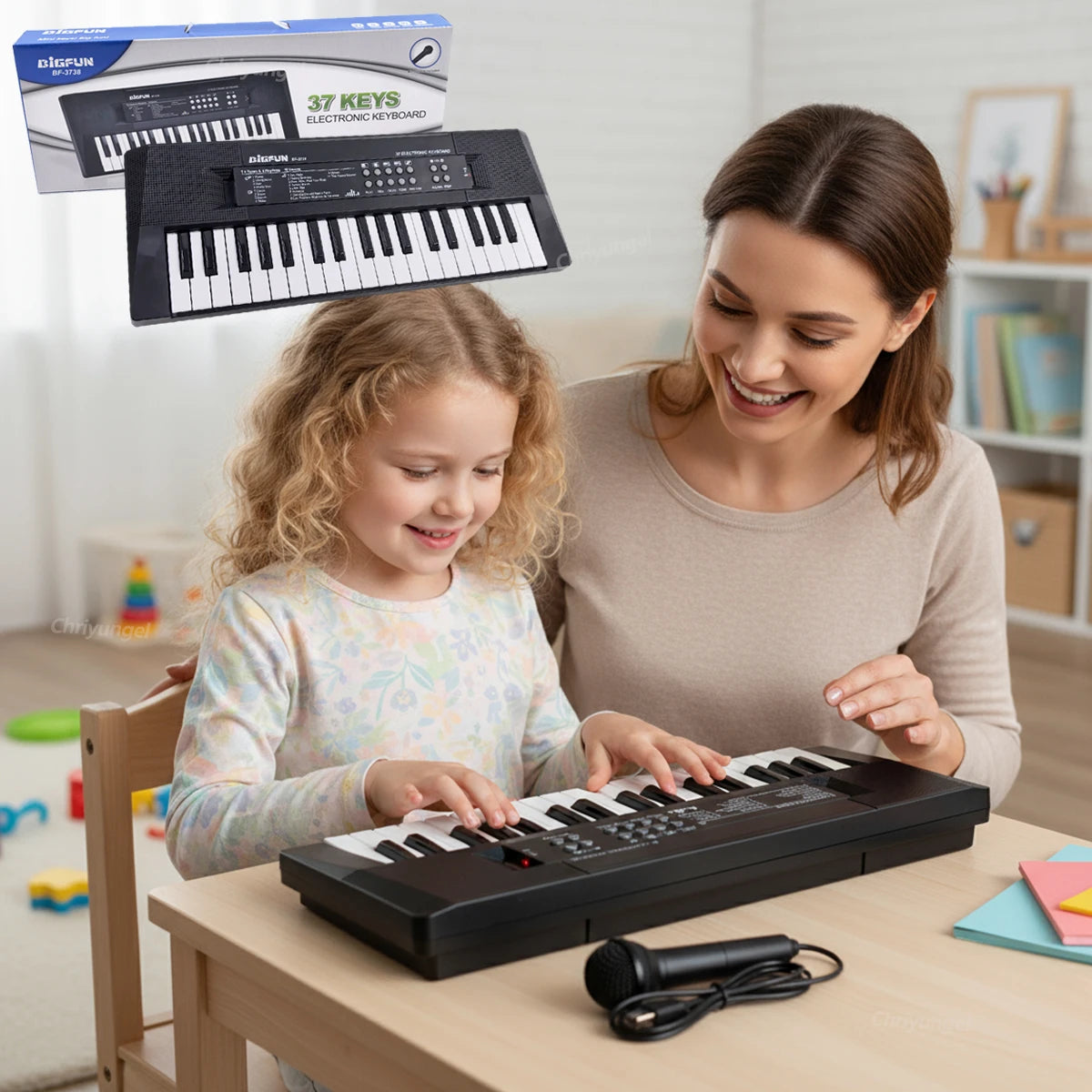 CowLost | product_id-37-key-kids-electronic-piano-keyboard-with-microphone-educational-toy-gift |4