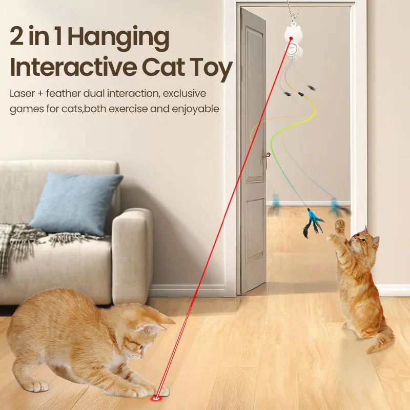 CowLost | rojeco-automatic-cat-toys-interactive-2-in-1 |2