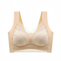 CowLost | product_id-seamless-wire-free-lace-bra-with-thin-molded-cups-comfortable-fit-small-to-large-sizes |23