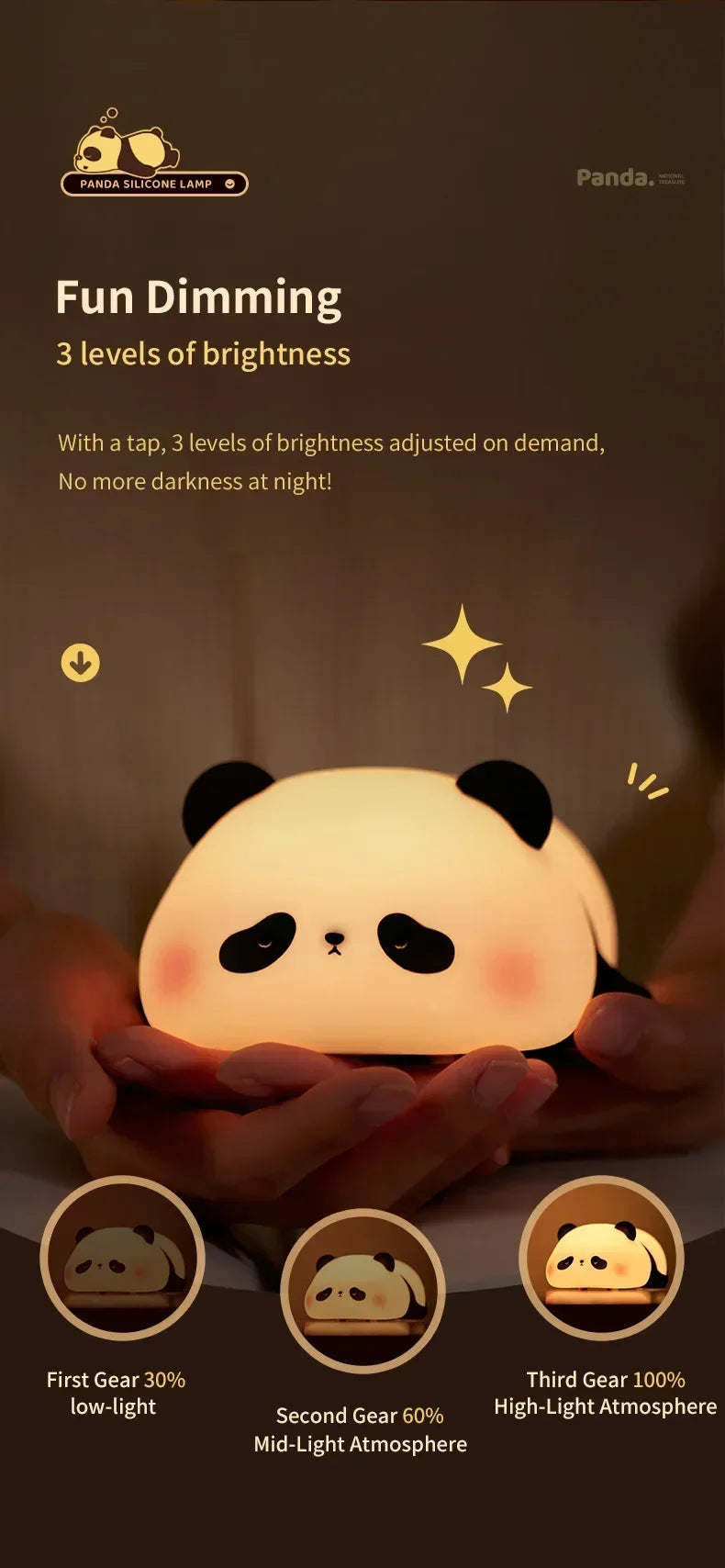 CowLost | product_id-rechargeable-panda-silicone-led-night-light-with-timer-for-kids-bedroom-gift |13