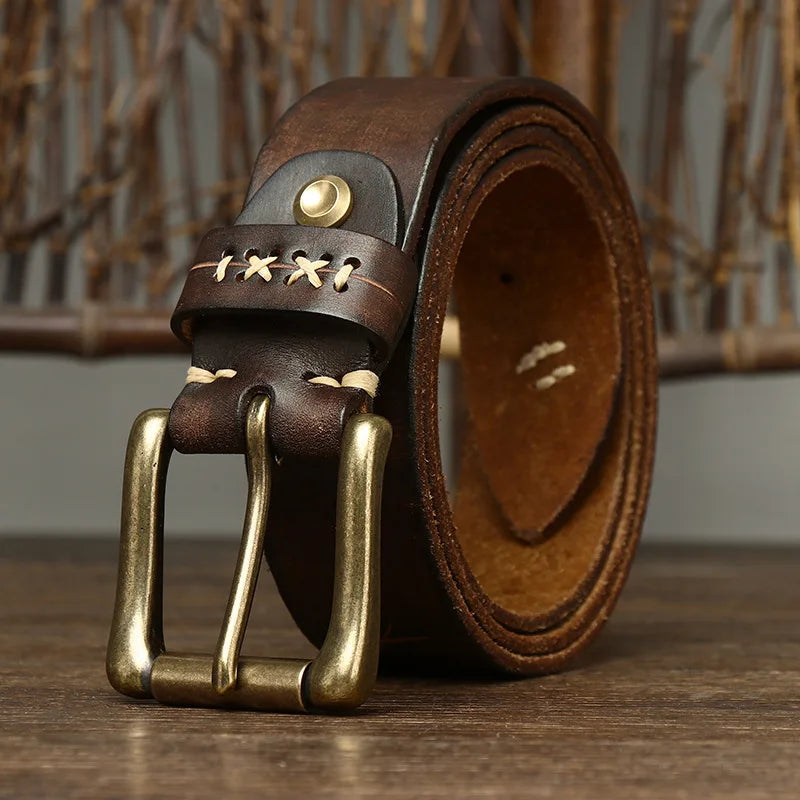 CowLost | 3-8cm-men-high-quality-genuine-leather-belt |1