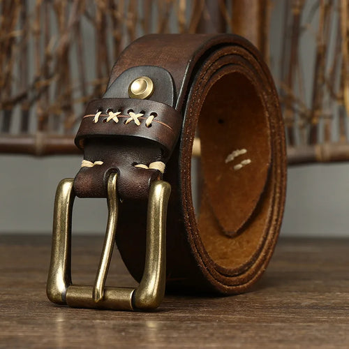 CowLost | 3-8cm-men-high-quality-genuine-leather-belt |1