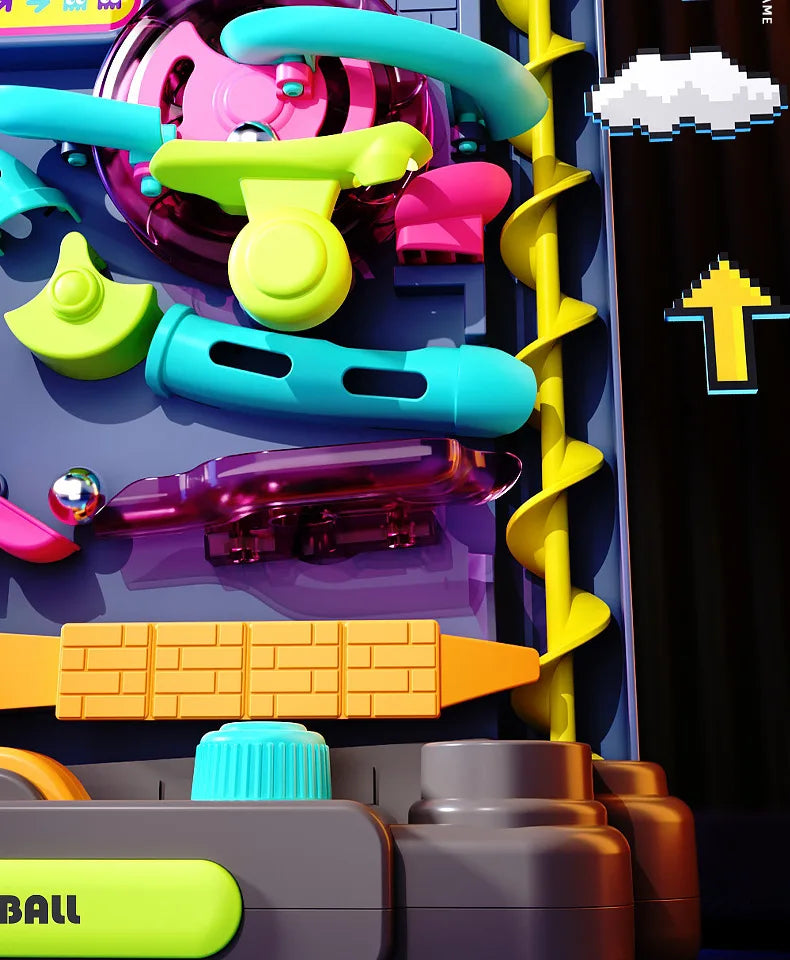 CowLost | product_id-childrens-montessori-multilayer-track-rolling-ball-educational-toy-christmas-gift |12