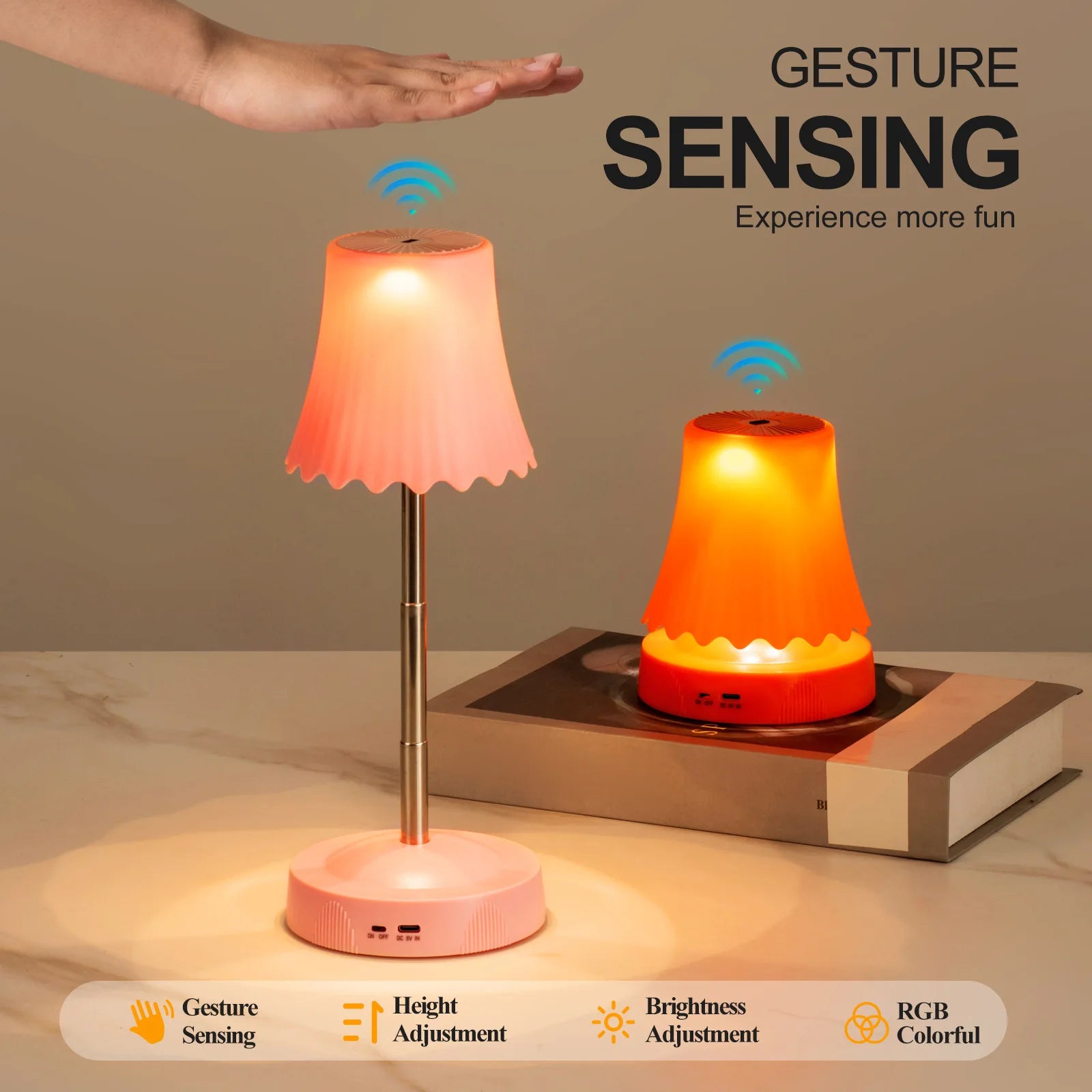 CowLost | product_id-rgb-led-hand-gesture-sensor-night-lamp-usb-rechargeable-2600mah-bedside-light |6