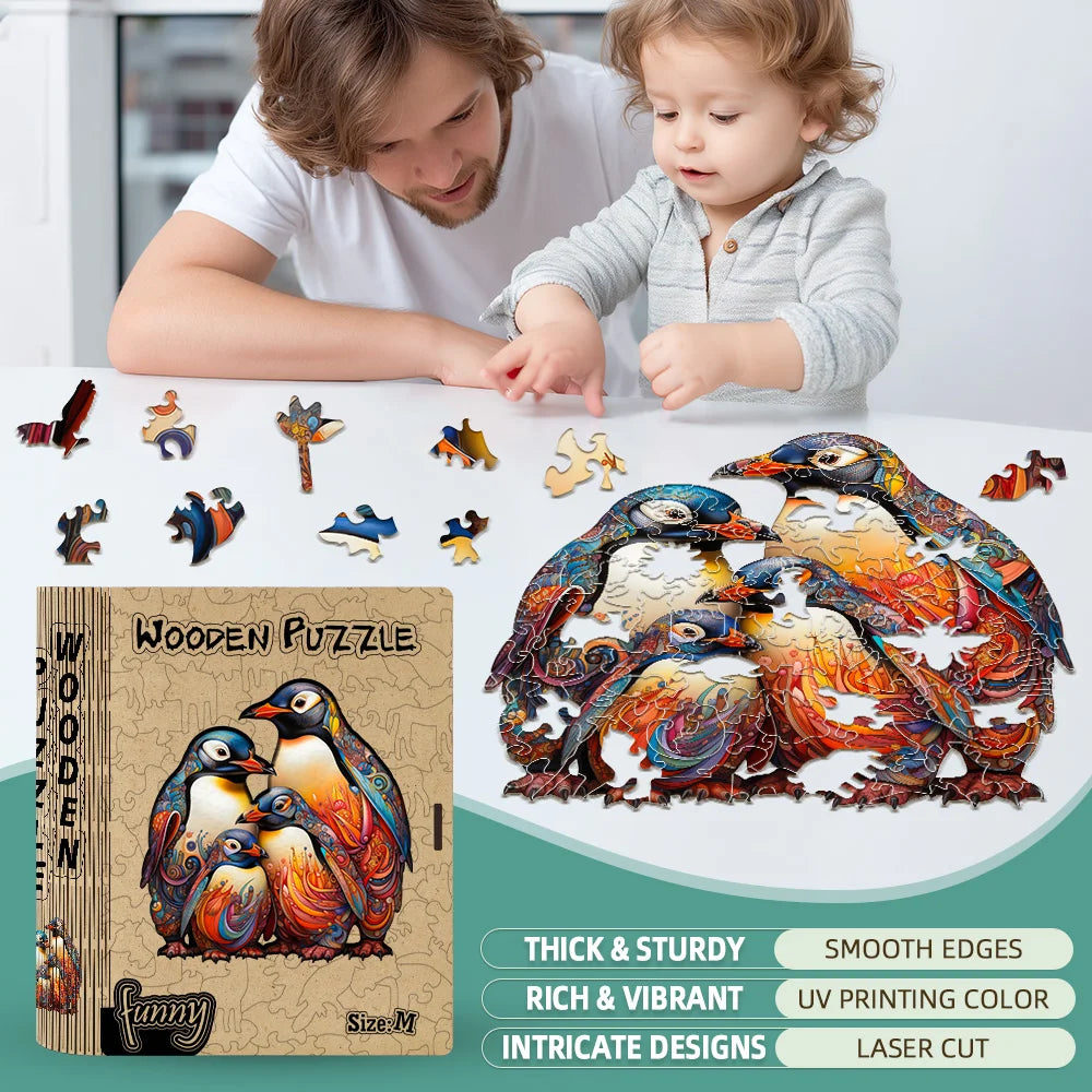 CowLost | product_id-penguin-wooden-jigsaw-puzzle-advanced-level-for-adults-families |3