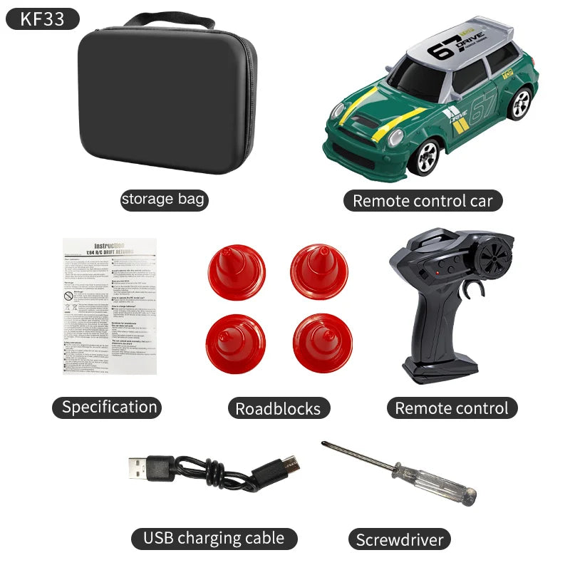 CowLost | fencing-barriers-teranty-kf20-1-64-four-wheel-drift-rc-racing-car-remote-control-toy |35