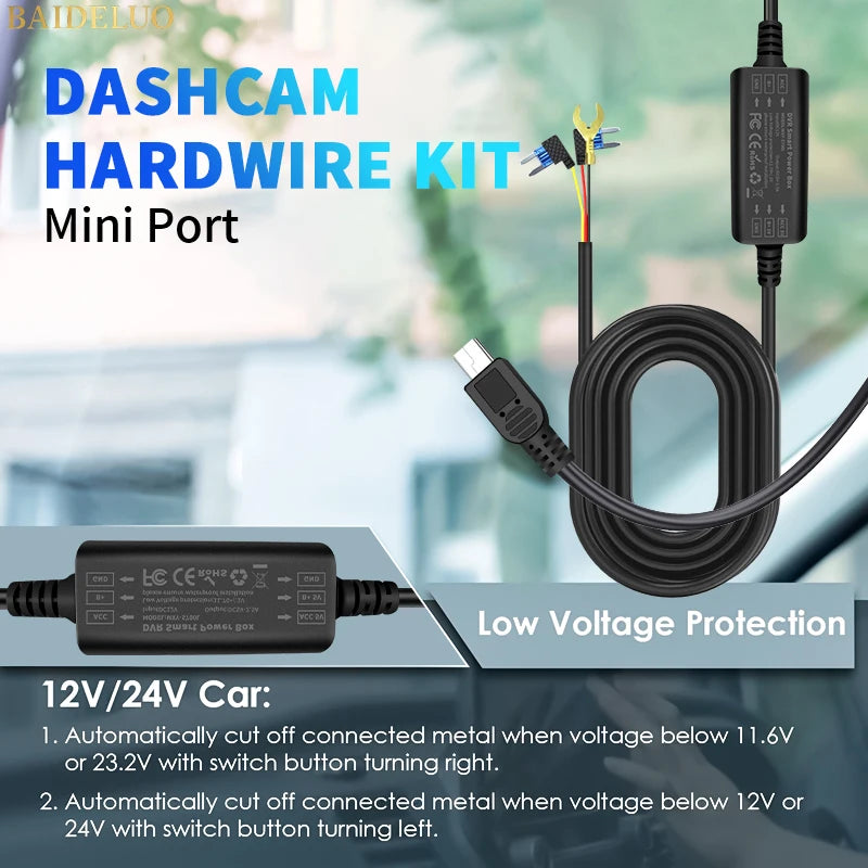 CowLost | product_id-24h-parking-monitoring-step-down-usb-type-c-adapter-for-dvr-dashcam |2