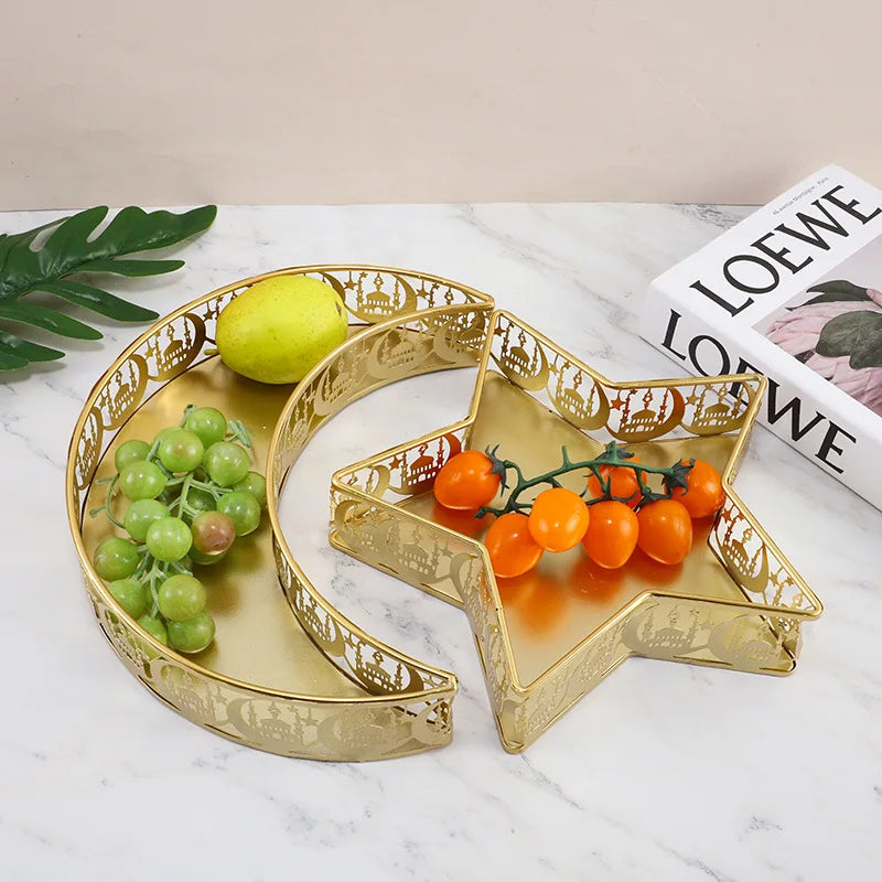 CowLost | ramadan-candy-snack-tray-eid-moon-star-food-dessert-storage-box |2