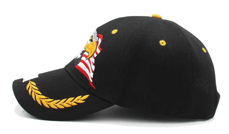 CowLost | mens-animal-baseball-cap-patriotic-bald-eagle-and-american-flag-snapback-caps |20