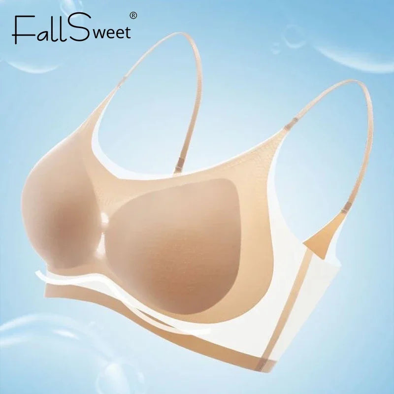 CowLost | product_id-fallsweet-3pcs-wireless-seamless-ice-silk-push-up-bra-for-small-cups-women |3