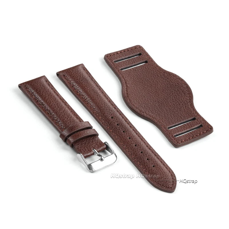 CowLost | product_id-genuine-leather-watch-strap-18mm-20mm-22mm-cowhide-vintage-replacement-band-for-seiko-rolex |14