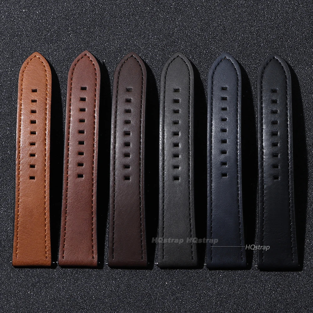 CowLost | product_id-calfskin-leather-watch-band-for-huawei-18mm-20mm-22mm-with-silver-stainless-steel-buckle |2