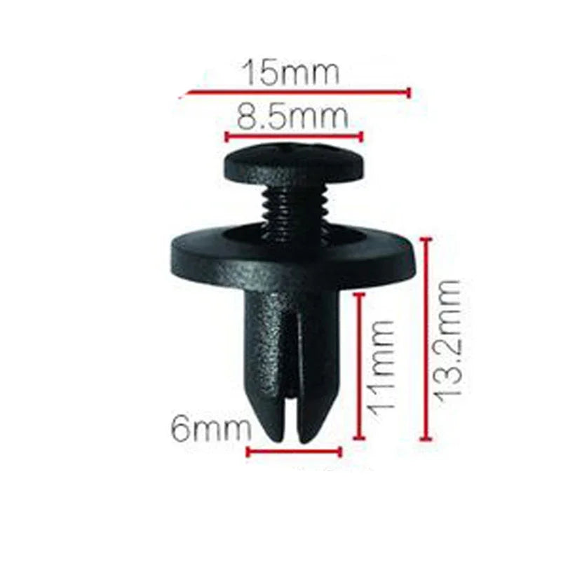 CowLost | product_id-6mm-auto-bumper-fastener-clips-rivet-retainers-for-honda-car-door-engine-cover-10-20-50pcs |6