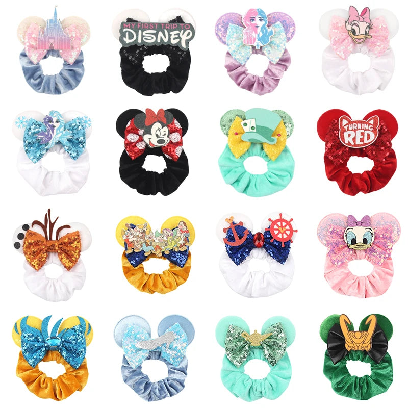 CowLost | disney-mouse-velvet-hair-scrunchies-hairband-for-girls |1