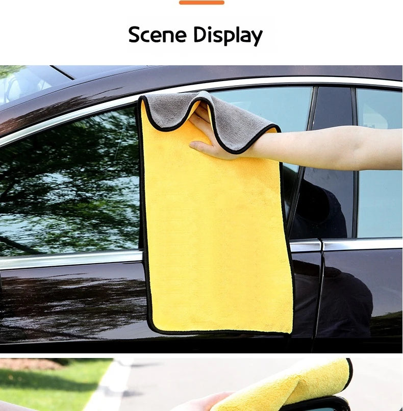 CowLost | car-wash-brushes-product_id-5pcs-microfiber-car-wash-and-drying-towels-absorbent-cleaning-cloths |20