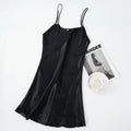 CowLost | sexy-pajamas-womens-faux-silk-suspender-nightdress |12