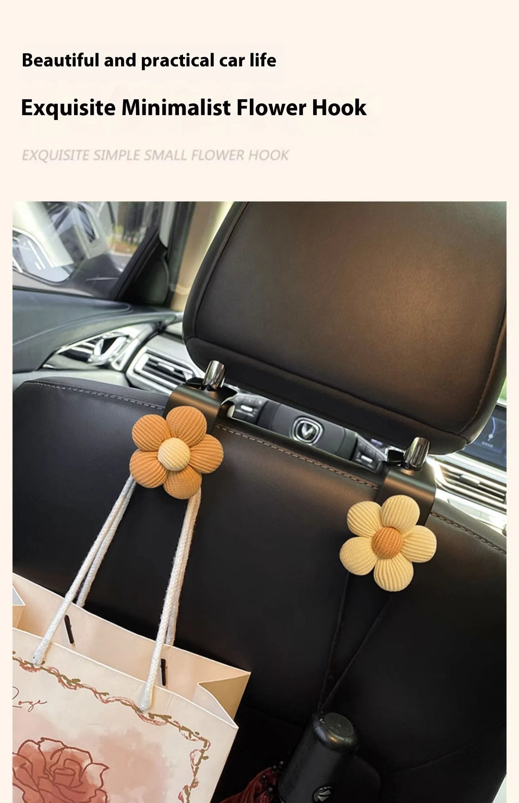 CowLost | vehicle-decor-product_id-car-seat-back-headrest-hanger-hook-clip-auto-truck-storage-fastener |7