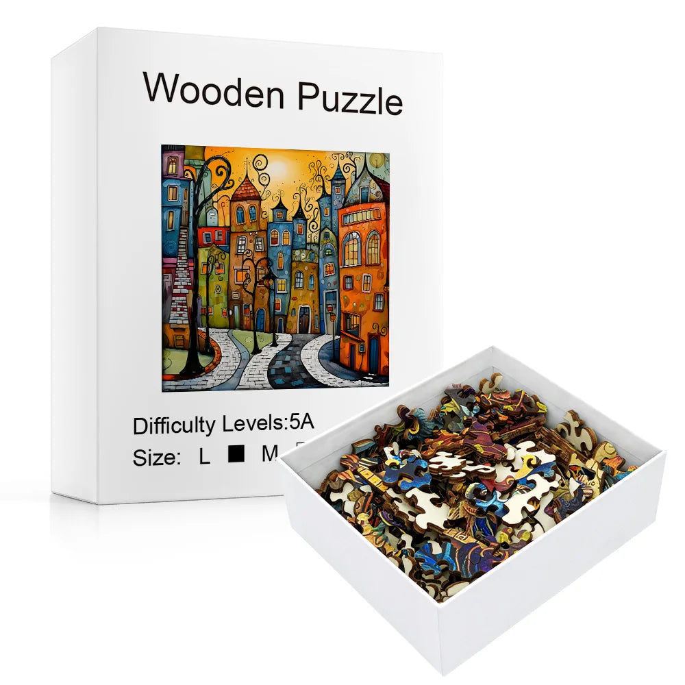 CowLost | product_id-unique-cartoon-city-wooden-jigsaw-puzzle-with-irregular-shapes-creative-gift-for-christmas-birthday-and-holidays |2