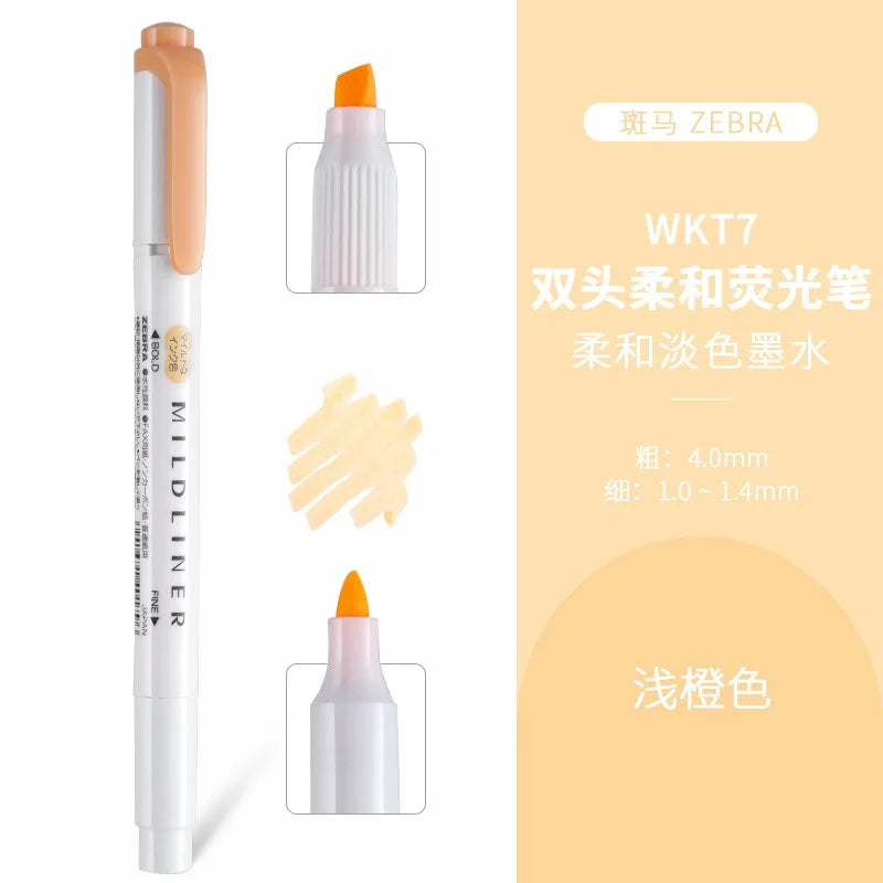 CowLost | product_id-zebra-wkt7-mildliner-dual-tip-highlighter-japanese-stationery-1pc |25