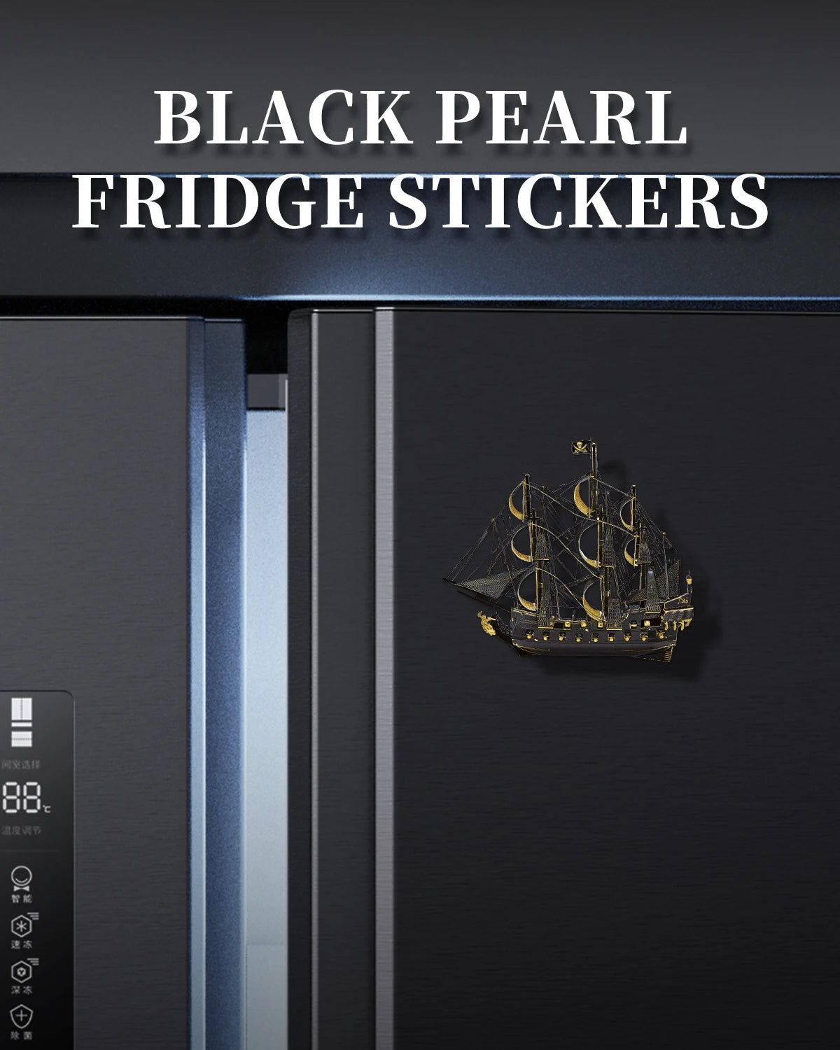 CowLost | fencing-barriers-piececool-3d-metal-model-kit-the-black-pearl-refrigerator-magnet-puzzle |5