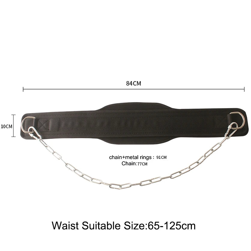 CowLost | sporting-goods-adjustable-eva-weightlifting-pull-up-dip-belt-for-barbell-dumbbell-fitness |11