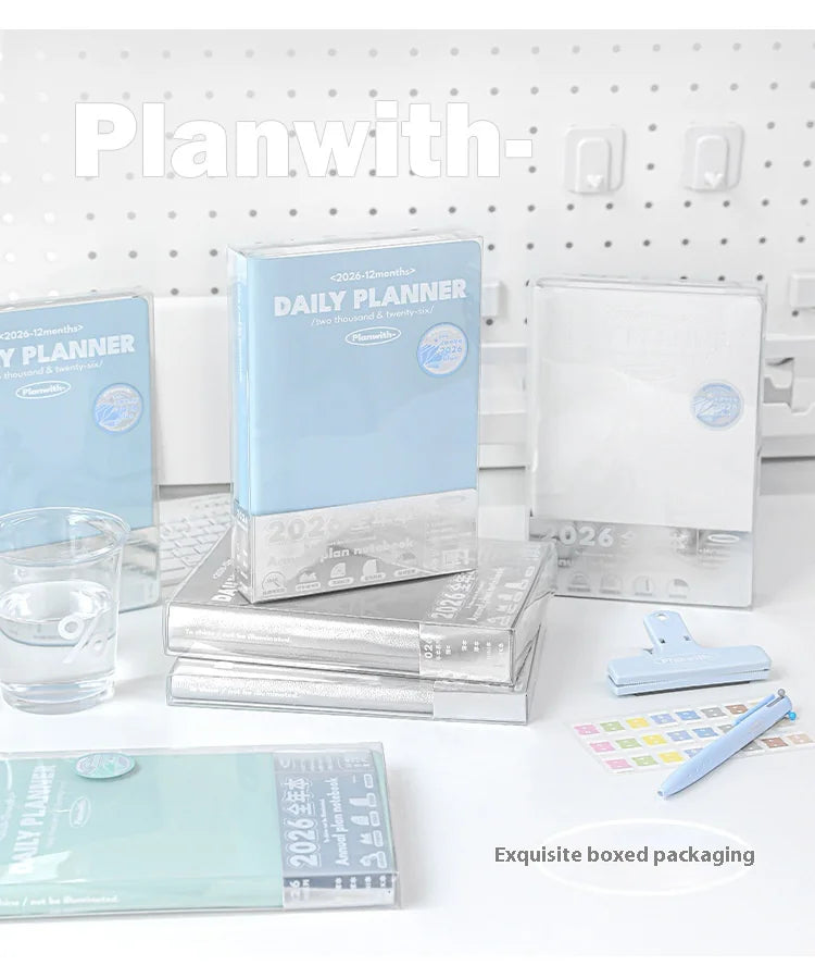 CowLost | product_id-planwith-2026-a5-planner-daily-weekly-monthly-agenda-notebook-with-multi-color-hard-cover |33
