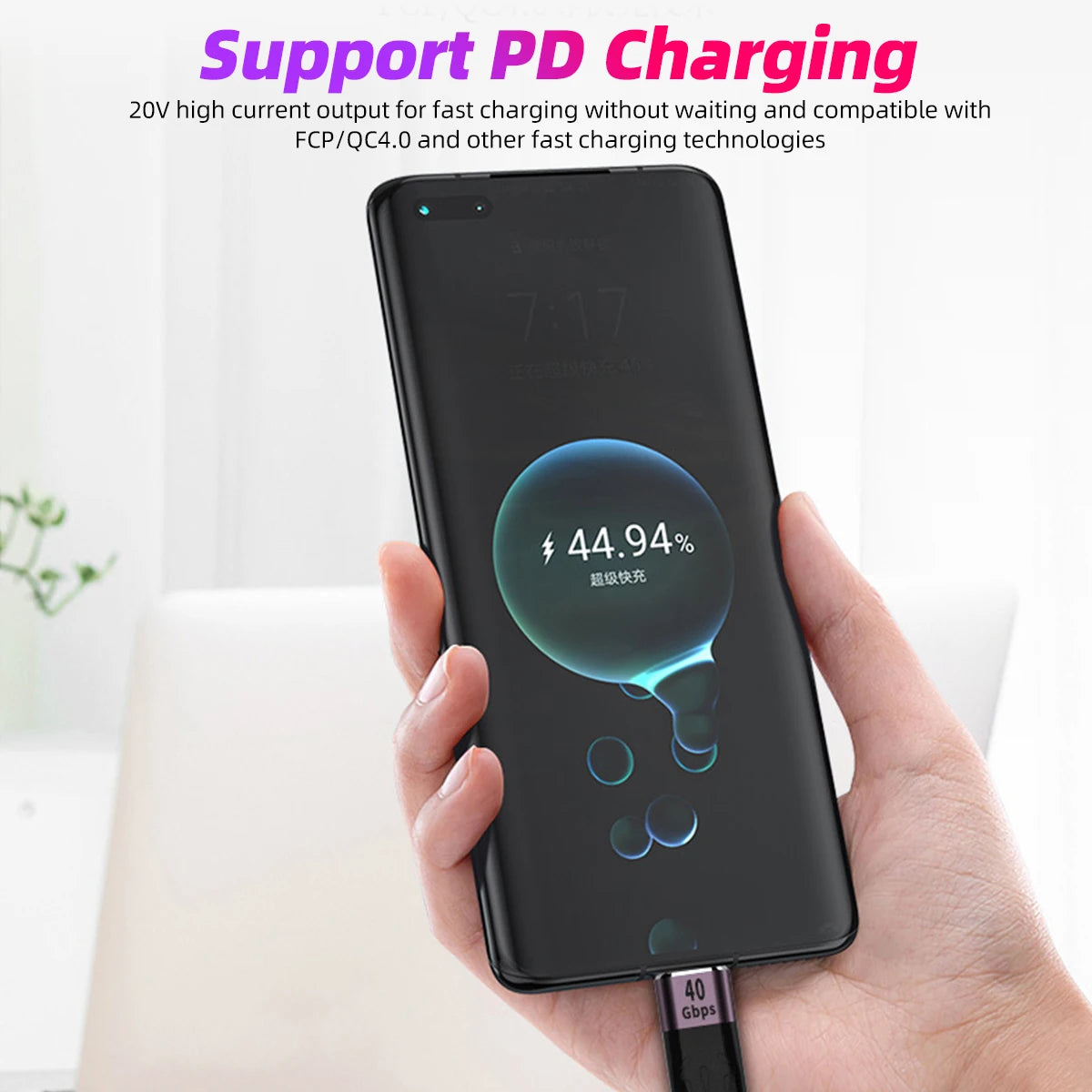 CowLost | product_id-usb-3-1-4-0-type-c-to-type-c-cable-40gbps-100w-pd-5a-fast-charging-for-samsung-macbook-hard-drive-power-bank |11